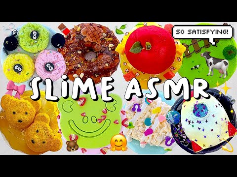 1 Hour Slime ASMR 🎀 DIY Clay Slime Collection