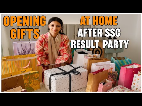 Opening 🎁Gifts After Class 10 Result Party | Unboxing | Dubai Family Vlog