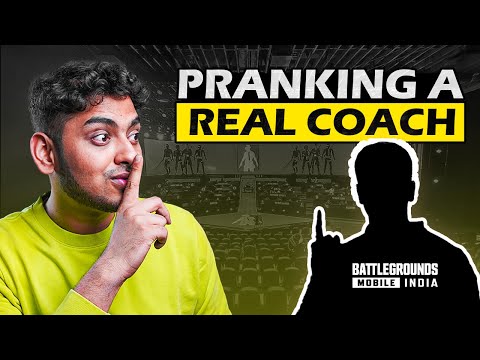 I Hired PRO BGMI COACH & Pretended to be a Noob || Prank
