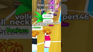 first person to get jinko 💀💔🥀  #roblox #viral #fyp #volleyballlegends #shorts