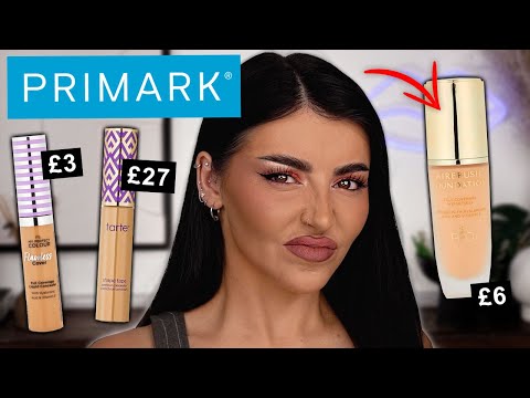 TARTE + CHARLOTTE TILBURY DUPES! TESTING PRIMARK MAKEUP!