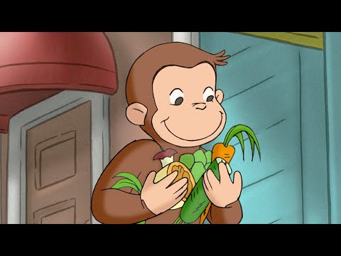 ジョージの植物のごはん！ 🐵 おさるのジョージ