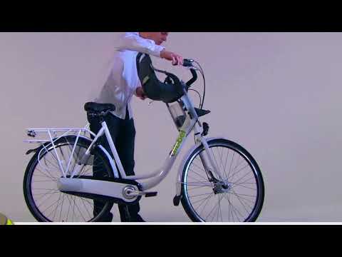 Qibbel Siège Vélo Pour Enfant Siège Avant Élément De Base Blanc