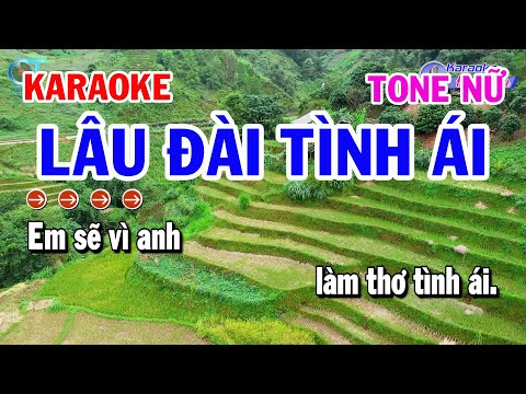 Karaoke Lâu Đài Tình Ái Tone Nữ ( C ) Nhạc Sống Đồng Sen