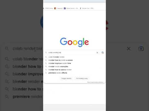 Blender Как рендерить Cycles  в гугл