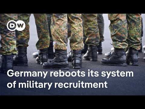 YouTube video thumbnail: Bundeswehr Expansion Bill Means Voluntary Service First, Conscription if Needed