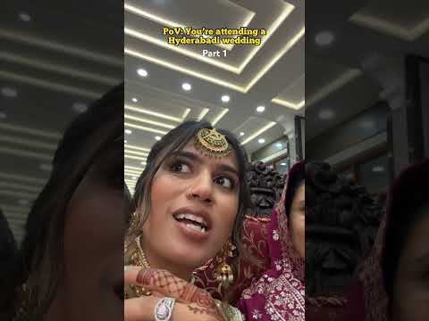 Hyderabadi wedding Part 1 ✨