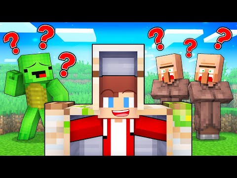 JJ Hides Inside of Mobs to Fool Mikey in Minecraft (Maizen)