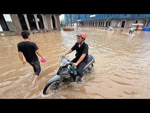 YouTube video thumbnail: At Least Eight Dead After Heavy Rain Causes Flooding and Landslides in Southeast Asia