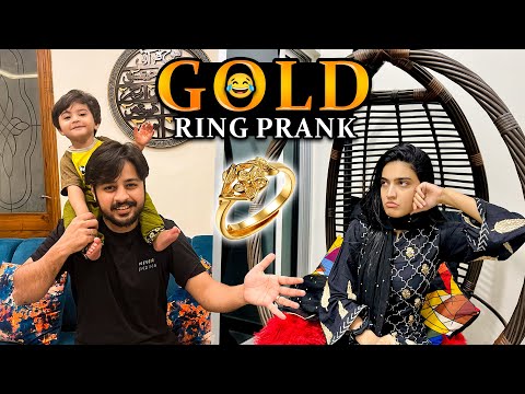 GOLD RING PRANK π | Iqra Mery Sy Naraz Hogai π‘