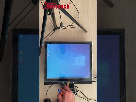 How to connect a resistive touch screen?