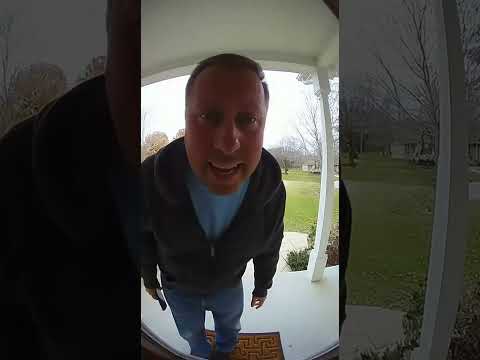 Neighbor Just Wanted The Wifi Password 😭 #doorbell #funny