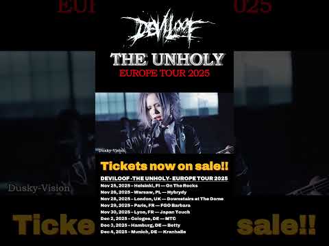 DEVILOOF“THE UNHOLY”EUROPE TOUR 2025