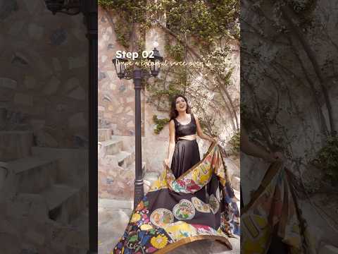 Navratri Outfit Hack | Saree to Lehenga in Minutes! | Niharika Jain #indianlook