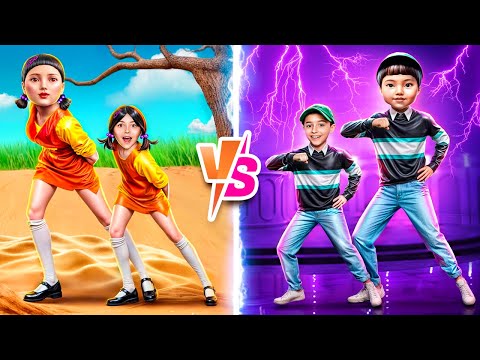 Gerçek Hayatta Dev Squid Game Kız ve Erkek Bebekleri Olduk!