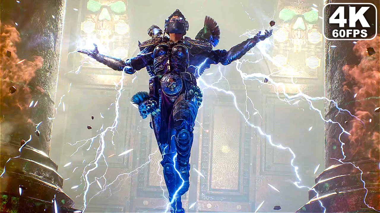 NECROMUNDA HIRED GUN Ending + Final Boss Fight (4K 60FPS PC ULTRA)