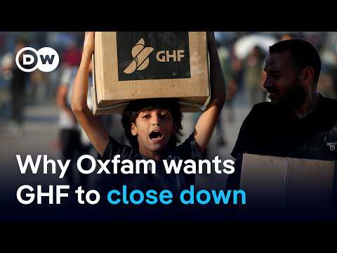 YouTube video thumbnail: Over 165 Charities and Ngos Call for end to Gaza Humanitarian Foundation