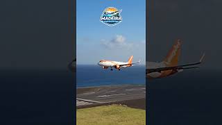 A320N Easyjet from London Gatwick landing at Madeira Airport @easyJet @easyJetholidays
