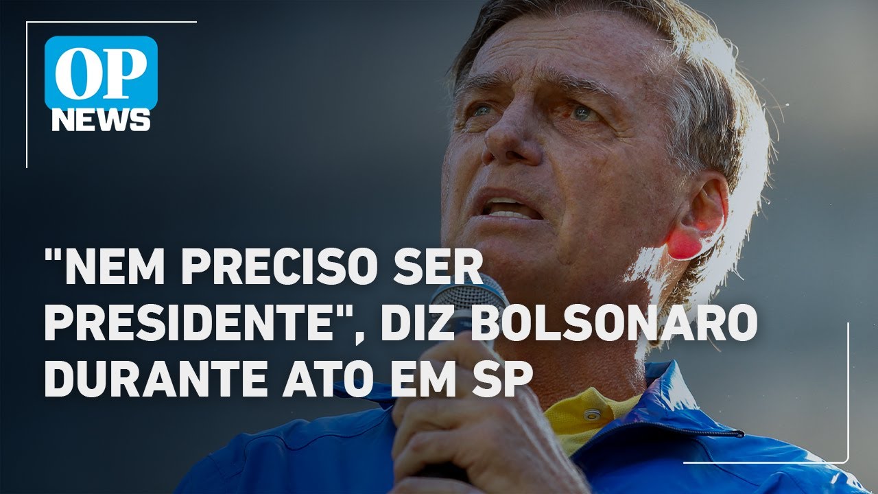 Bolsonaro pede apoio para eleger metade do Congresso Nem preciso ser presidente | O POVO News