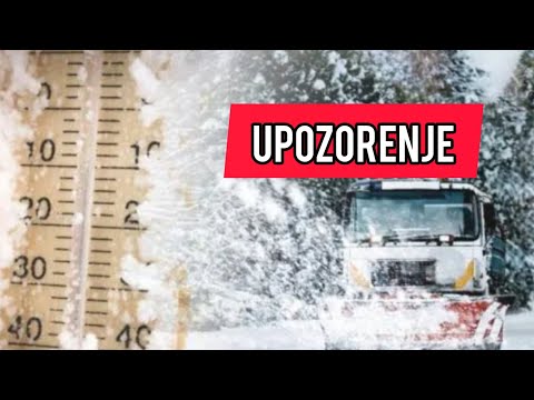 Upozorenje! Snazna SNEZNA OLUJA ce pogoditi Srbiju!