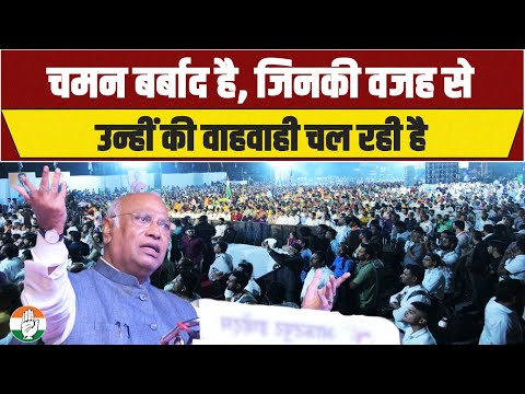 'इधर बढ़ने लगी है तंगहाली, उधर उनकी कमाई चल रही है...' | Mallikarjun Kharge