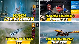 NOVOS GLIDERS SURPREENDENTES l MONTARIA DE DRAGÃO? COLLAB TRANSFORMERS PUBG MOBILE UPDATE 3.9
