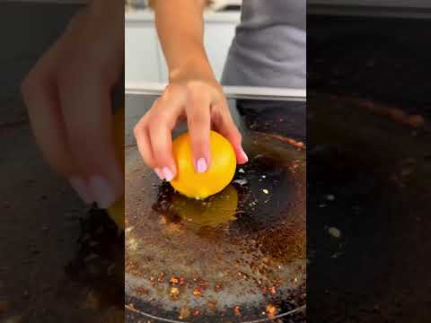 This lemon trick just saved my greasy stovetop #cleaning #hack #kitchen