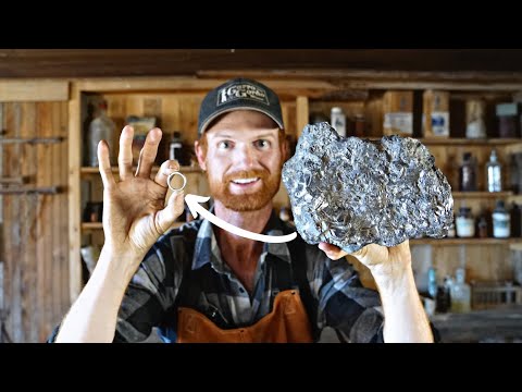 Turning 100 Pounds of Silver Ore Into A Ring!