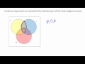 Venn Diagram Set Operations