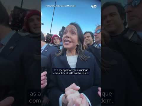 Machado hands over Trump her Nobel Peace Prize medal | DW News