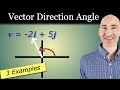Calculating Direction Angles of Vectors