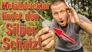 DORT liegt der Rest vom SILBER SCHATZ!! 🤯 (Metalldetektor Schatzsuche)