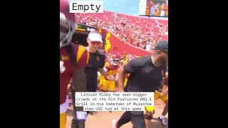 Outstanding crowd at the USC game! #collegefootball