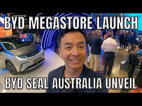 BYD Flagship Megastore Launch and BYD Seal unveil in Sydney Australia