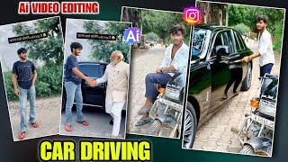 Instagram Ai Car Video Editing | Car Driving Ai Video Kaise Banaye | Car Driving Ai Video Generator