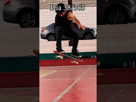 38/365 Nollie FS 180! Haciendo un truco de SK8 por Cada Día que pase del año. #skateboarding #skate