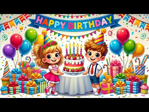 Happy Birthday Song for kids | Birthday Party | Birthday Celebration 🎊🎉