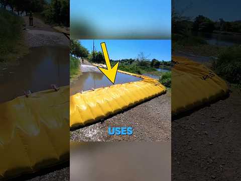 This Wall Stops Floods Instantly #shorts