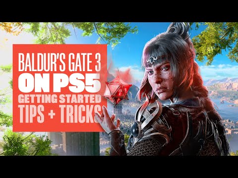 Baldur's Gate 3 PS5 - Getting Started Tips + Tricks! Let's Play BG3 on PS5 with combat advice & more