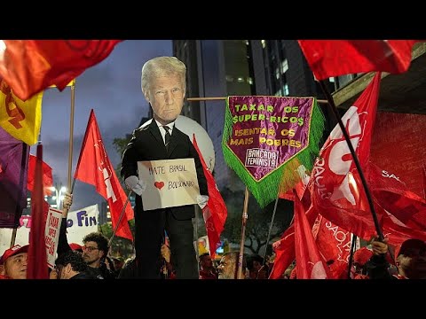 Σάο Πάολο: Μεγάλη διαδήλωση κατά των απειλών Τραμπ για επιβολή δασμών στη Βραζιλία
