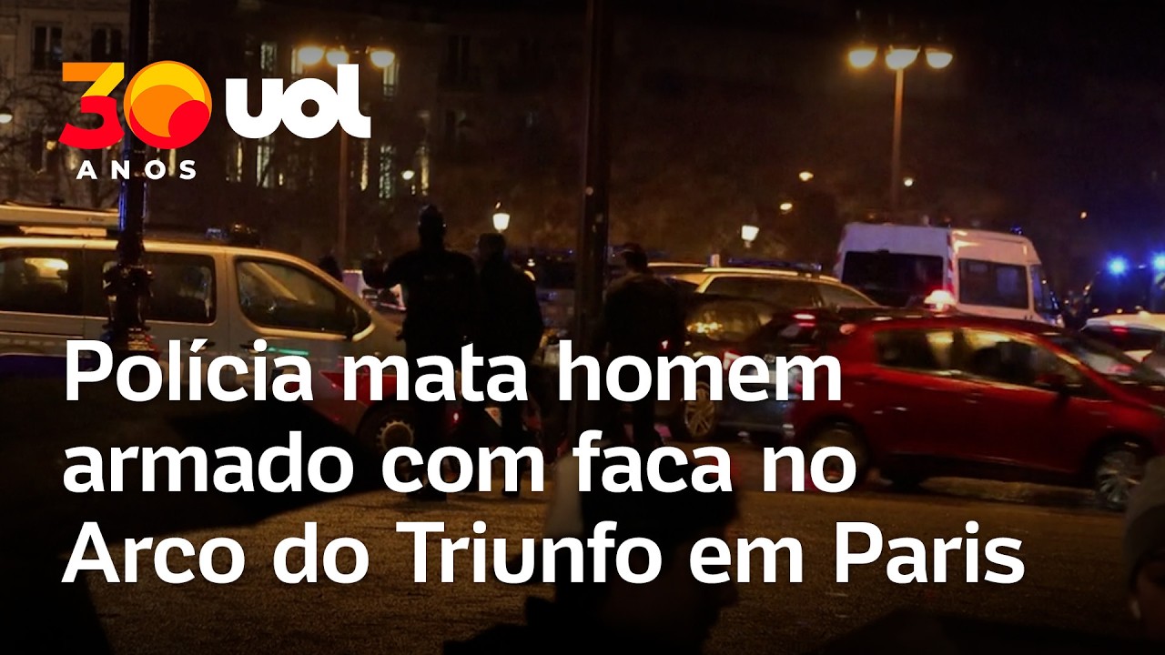 Ataque em Paris: polícia mata homem que empunhava faca no Arco do Triunfo
