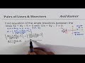 Angle Bisectors and Distance Formulas