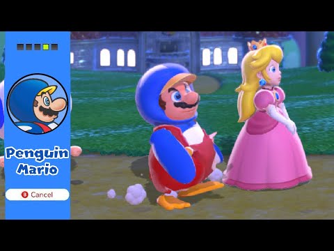 Penguin Mario Power Up in Super Mario 3D World + Bowser Fury