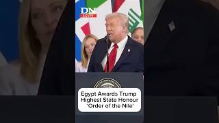 Egyptian President Al-Sisi Awards US President Trump Egypt’s Highest State Honor ‘Order of the Nile’