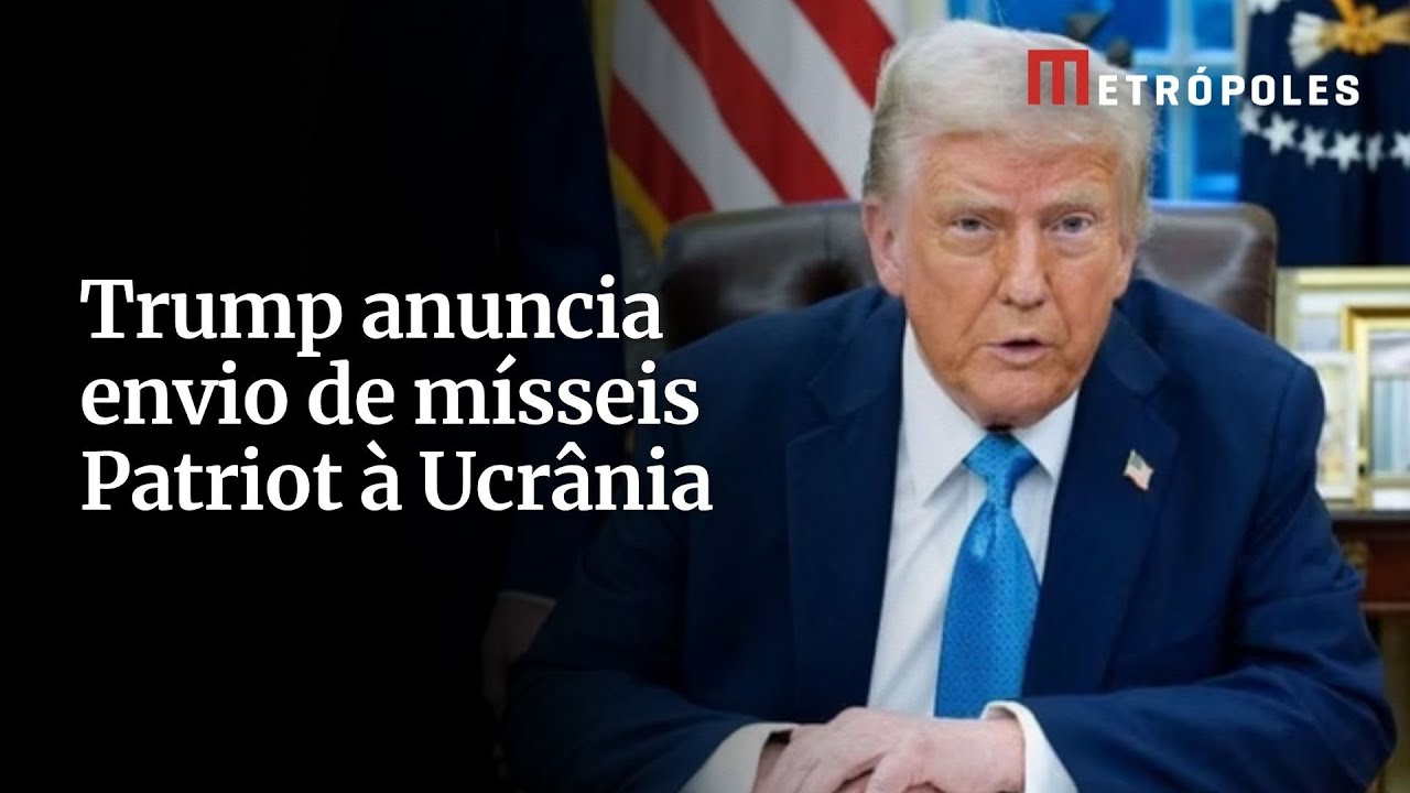 Trump anuncia envio de mísseis Patriot à Ucrânia