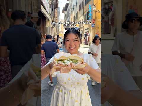 Only eating sandwiches for a full day in Florence! 🥪🇮🇹
