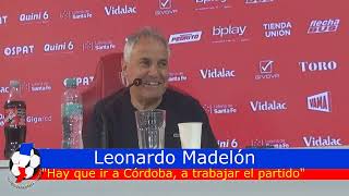 Conferencia Leonardo Madelón, tras triunfo ante Instituto