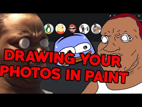 Drawing Your Photos in Discord (MS Paint)