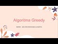 Greedy Algorithms and Optimization Strategies