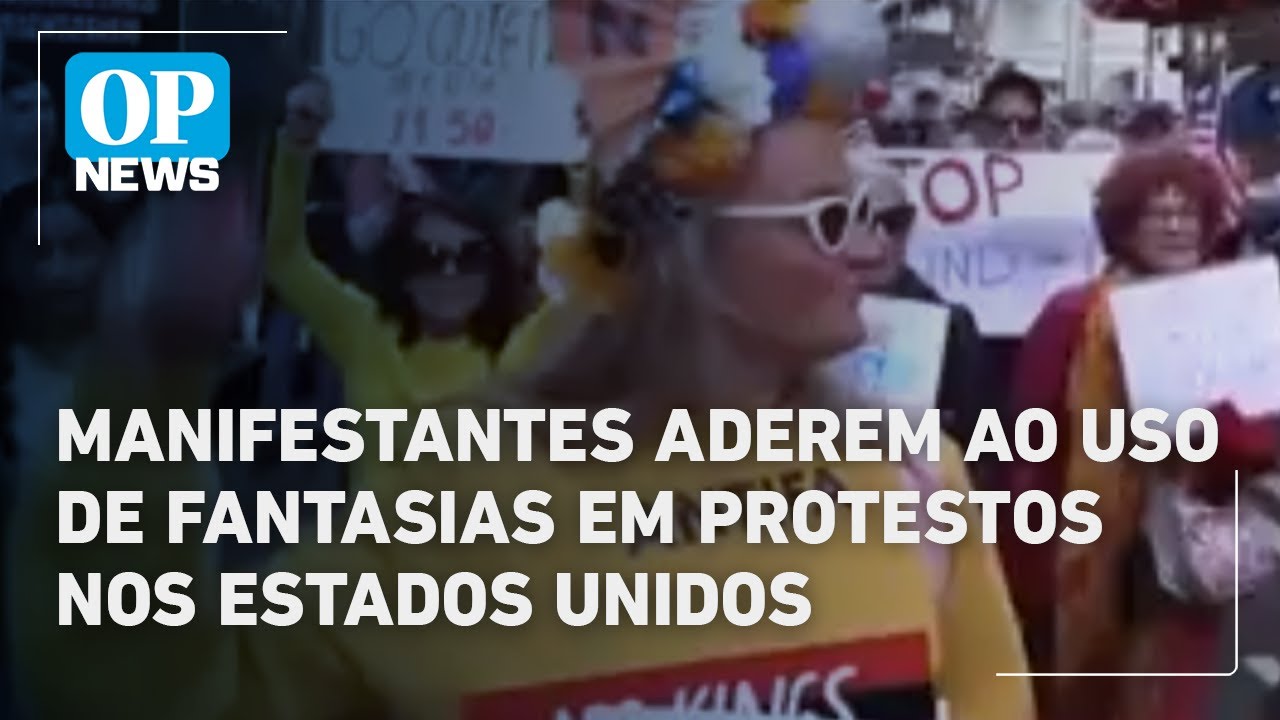 Manifestantes aderem ao uso de fantasias em protestos nos Estados Unidos | O POVO News